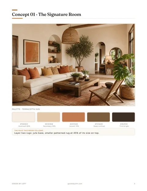 The Boho Living Room Kit