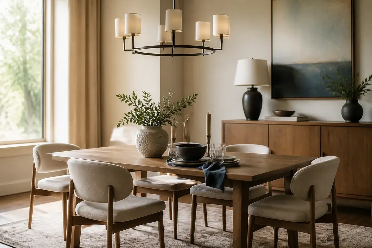 Get Proportional Dining Room Lighting Without Replacing Your Fixture