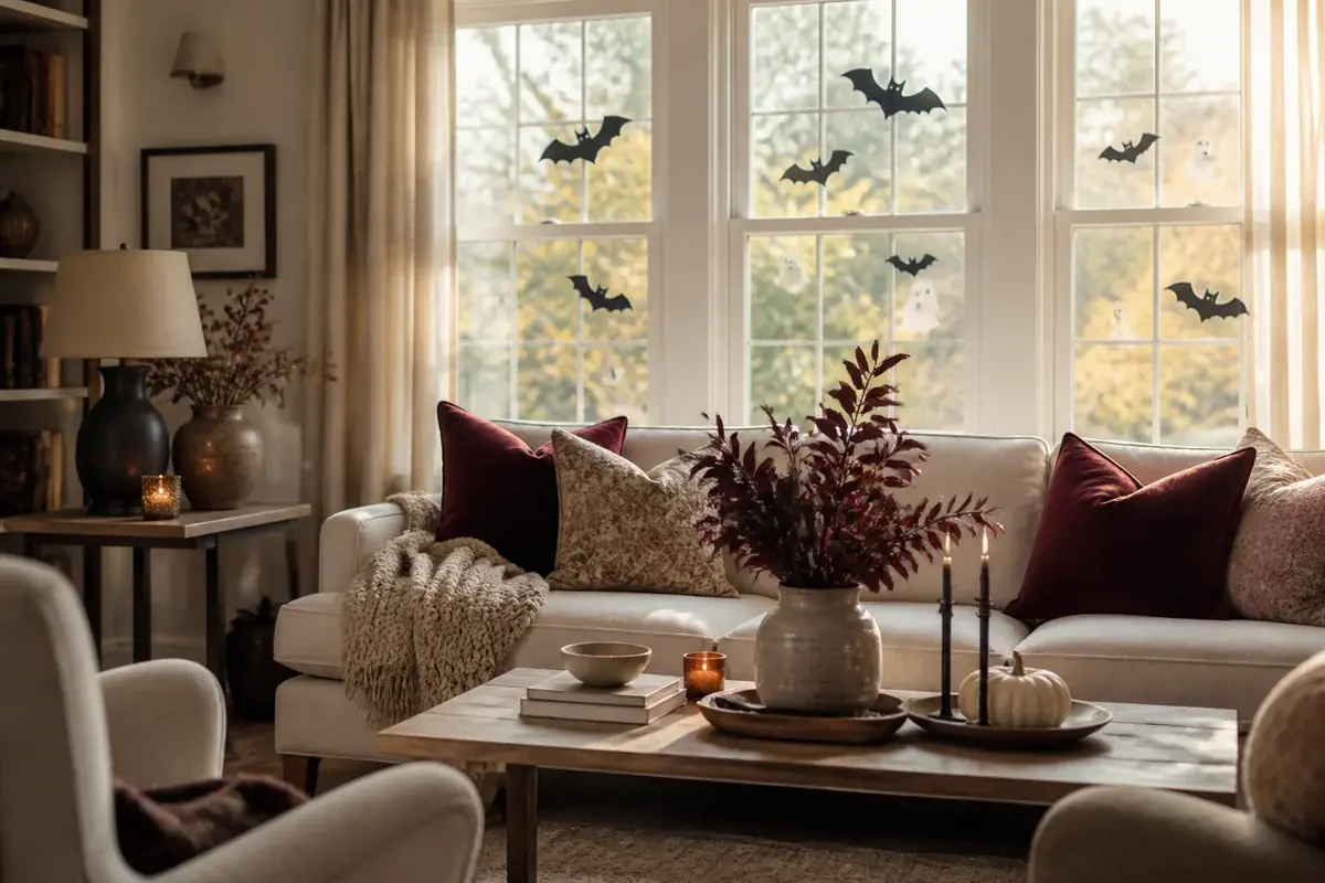 10 Easy DIY Halloween Window Decorations That Stick Without Damage