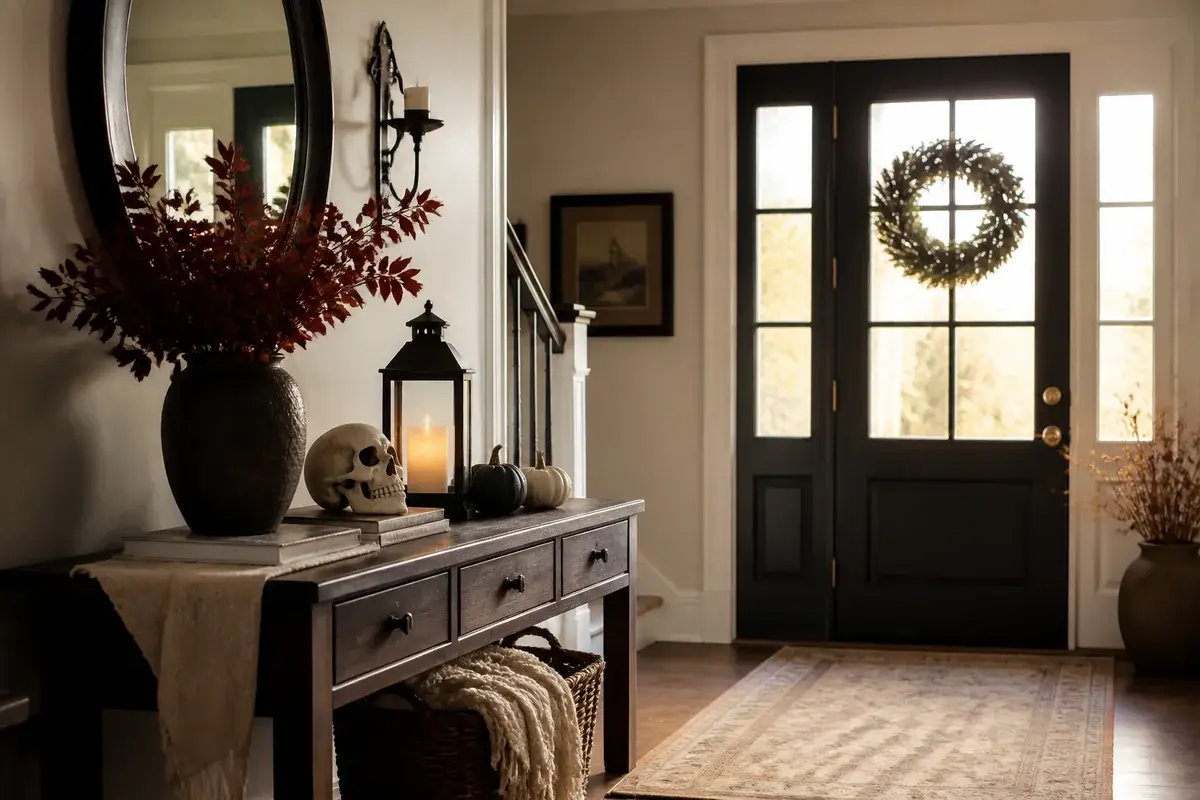 Make Your Entryway Feel Like a Halloween Party Without Overwhelming Guests