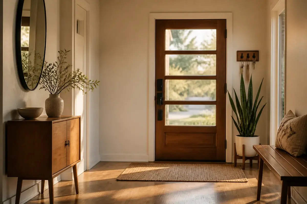 13 Chic Mid Century Modern Entryway Ideas for Small Spaces